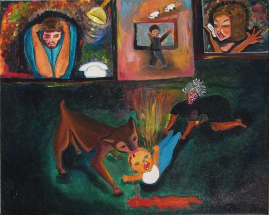 the_tragedy_of_neughbours_24x30_acr_on_can_2008_small